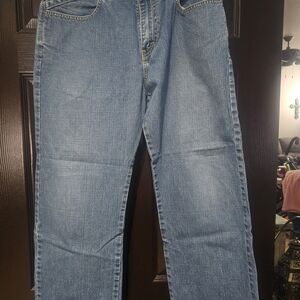 Men's Relaxed Fit Blue Jeans